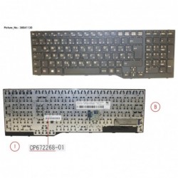 38041130 - KEYBOARD 10KEY BLACK W/ TS ARABIC/UK