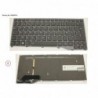 34054916 - KEYBOARD BLACK W/ BL BELGIUM