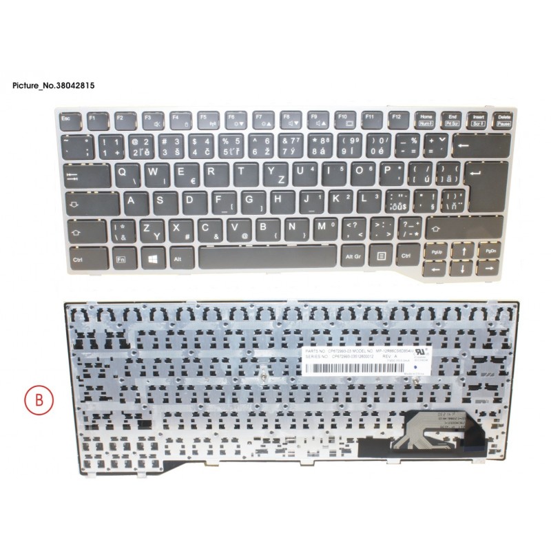 38042815 - KEYBOARD ANTIB. CZ/SK