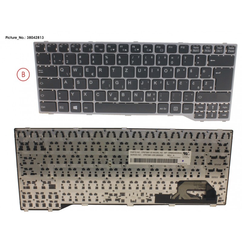 38042813 - KEYBOARD ANTIB. EAST EUROPE