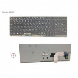 38060972 - KEYBOARD BLACK W/O TS ARABIC/UK