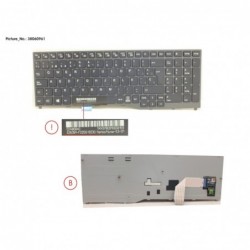 38060961 - KEYBOARD BLACK W/O TS SPAIN