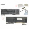 38045455 - KEYBOARD BLACK W/ BL NORDIC