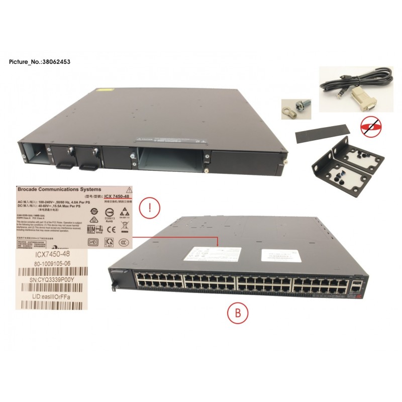 38062453 - BROCADE ICX7450-48 STOCK UNIT