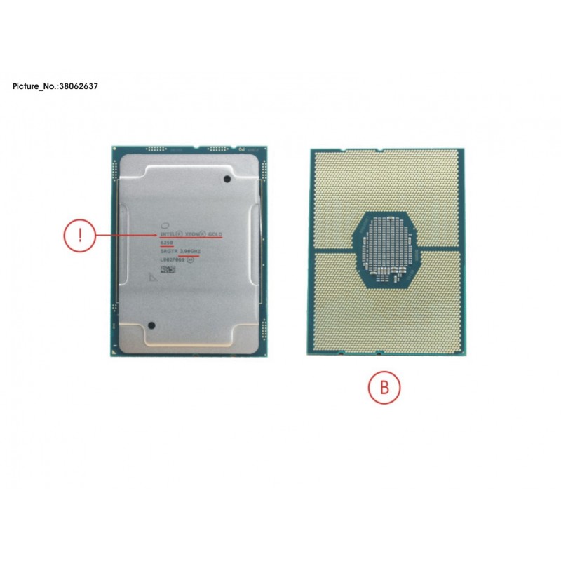 38062637 - CPU INTEL XEON 6250 3.9 185W