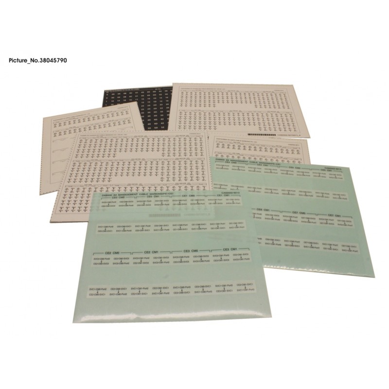 38045790 - LABEL KIT DX8900 S3