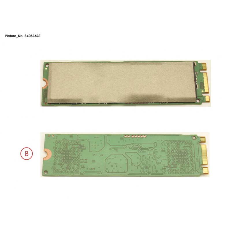 34053631 - SSD S3 M.2 2280 512GB (FDE) W/RUBBER