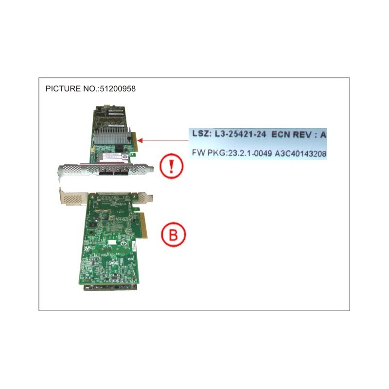 38020907 - RAID CTRL SAS LSI9285CV-8E