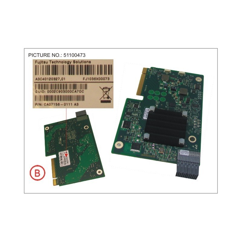 38016683 - PY IB CX2 MEZZ CARD 40GB 2 PORT