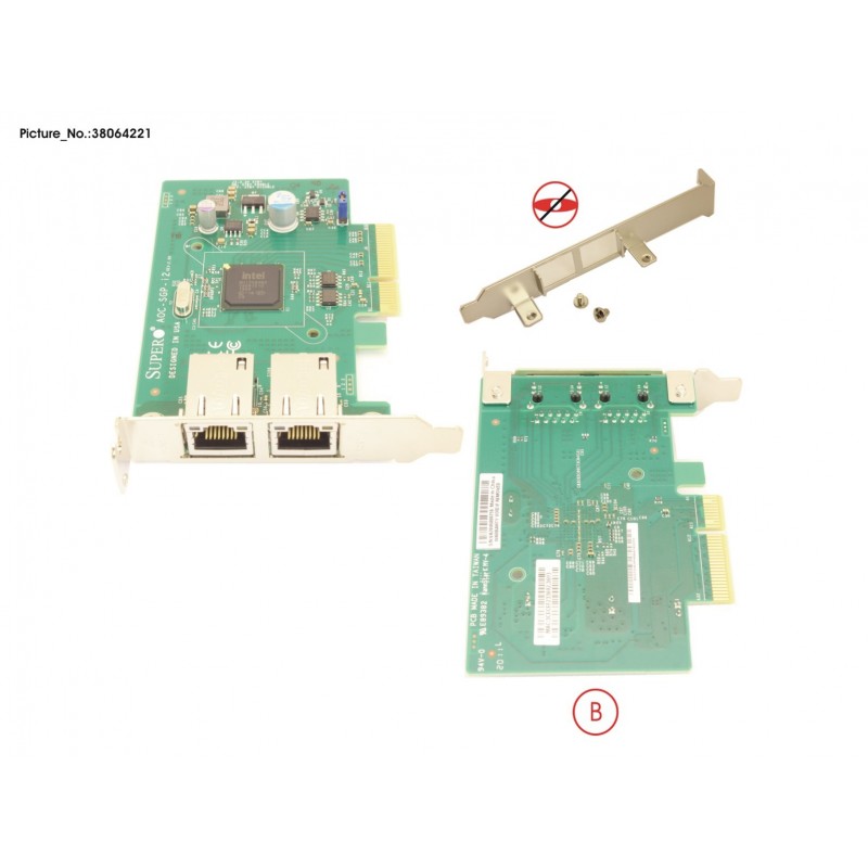 38064221 - ADD-ON CARD (2X GBE NIC)