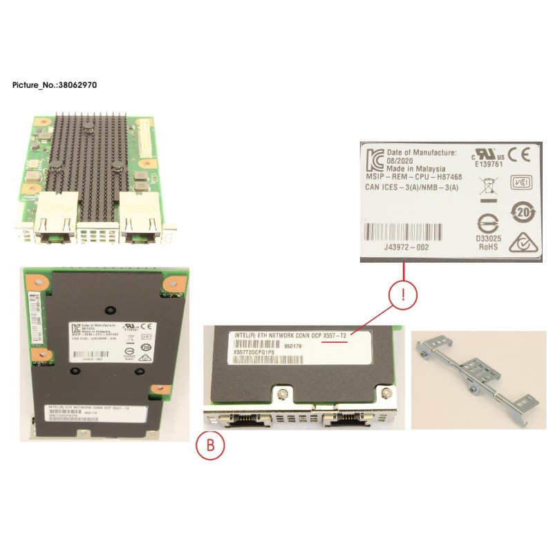 38063079 - PLAN EM 2X 10GB T OCP INTERFACE INTEL