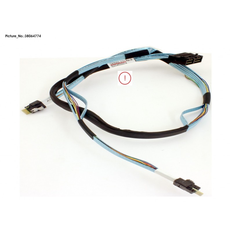 38064774 - "DATA 8X(2.5""/3.5"") SATA ONBOARD CABLE