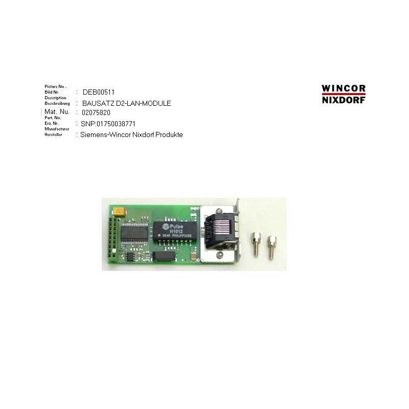 02075820 - KIT D2-LAN-MODULE