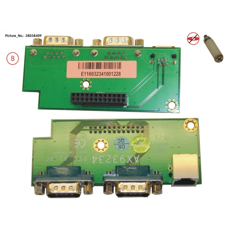 38038409 - TP-X II DAUGHTER BOARD 2 COM PORT & RJ11