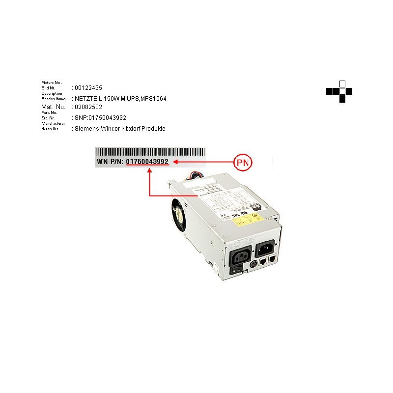 02082502 - PS BEETLE UPS 150W MPS1064