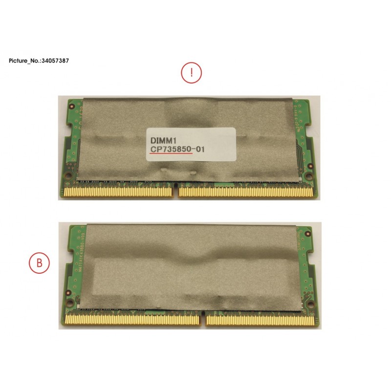 34057387 - MEMORY 8GB DDR4-2133 (FOR WWAN MOD.)