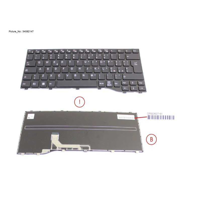 34082147 - KEYBOARD BLACK ITALY