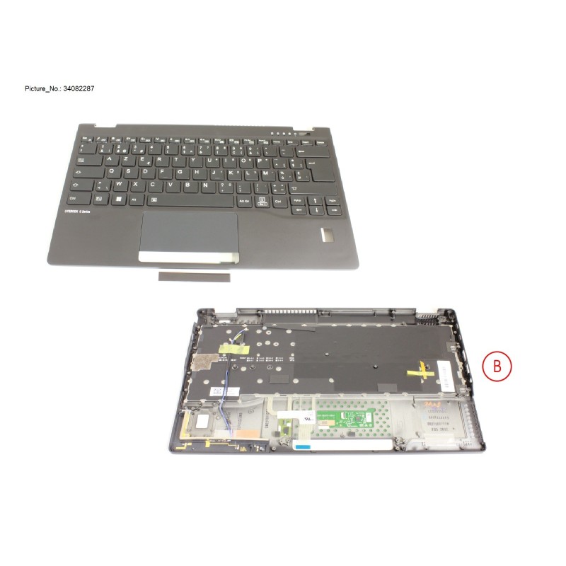 34082287 - UPPER ASSY INCL. KB BELGIUM W FP(5G ANT)