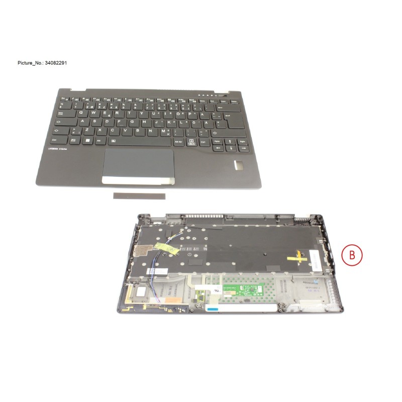 34082291 - UPPER ASSY INCL. KB SWEDEN W  FP(5G ANT)