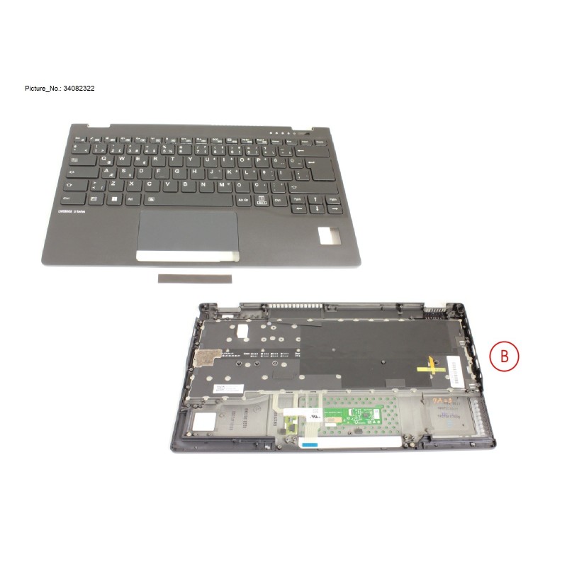 34082322 - UPPER ASSY INCL. KB TURKEY W  PV