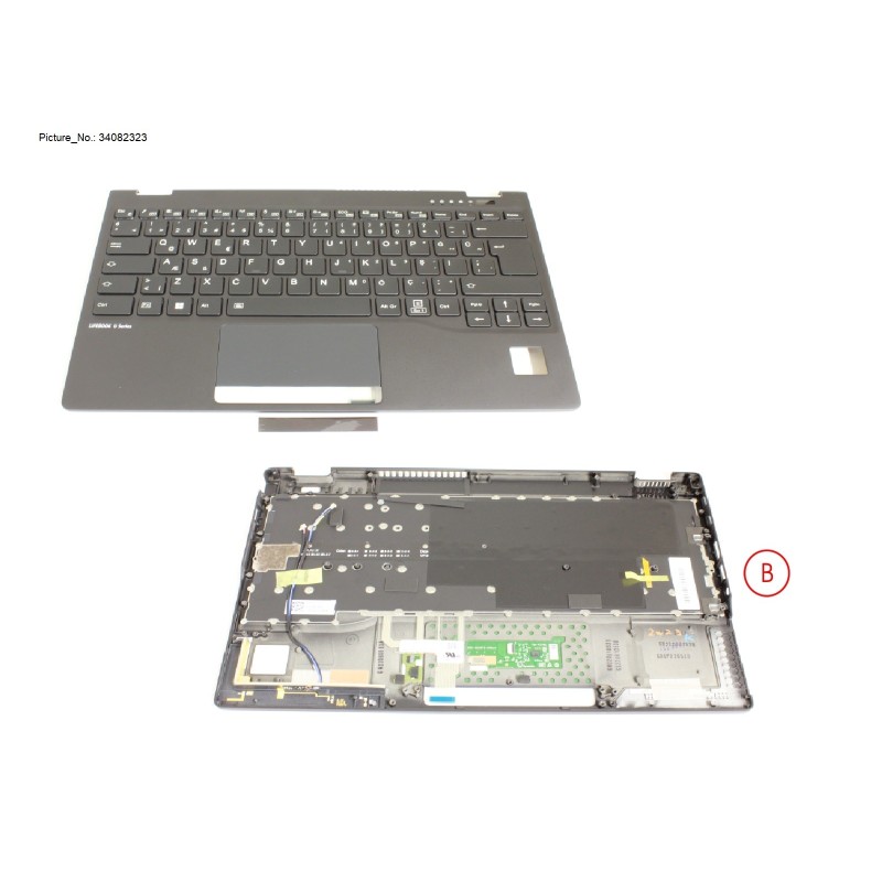 34082323 - UPPER ASSY INCL. KB TURKEY W  PV(5G ANT)