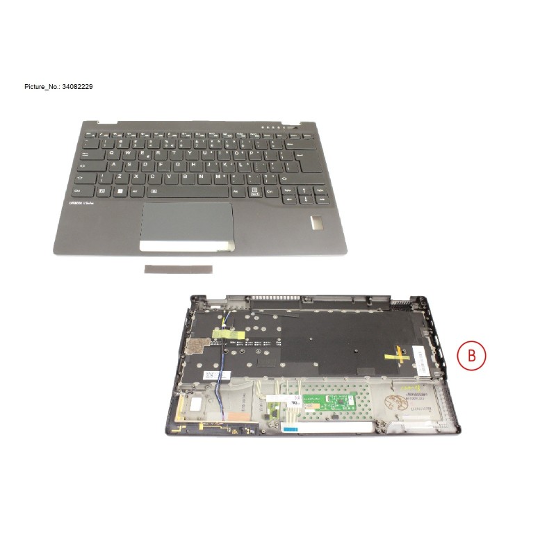 34082229 - UPPER ASSY INCL. KB US W  FP (5G ANT)