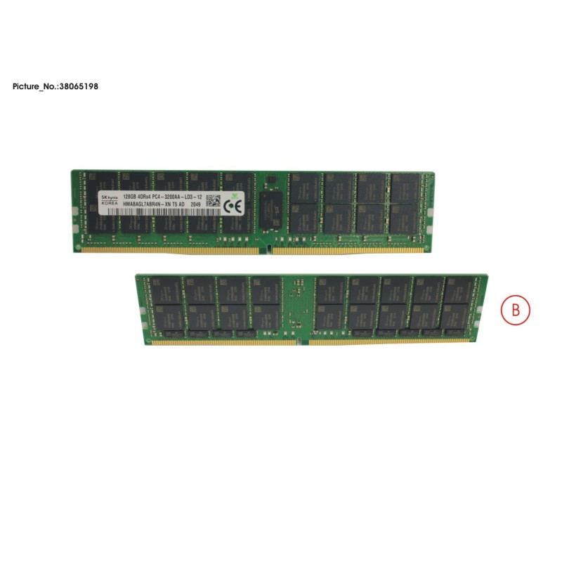 38065198 - DDR4-3200 LR ECC 4RX4 128GB