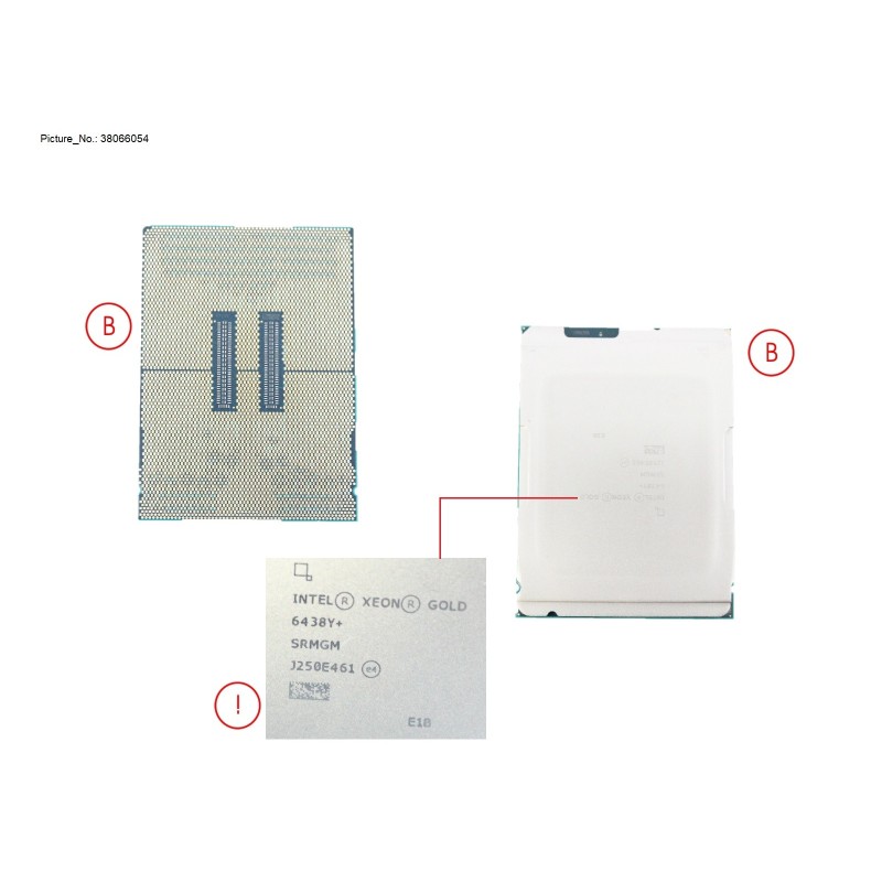 38066054 - CPU XEON GOLD 6438Y+