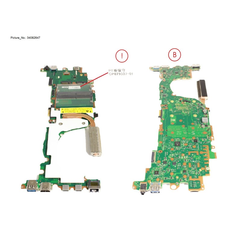 34082647 - MAINBOARD ASSY RYZEN 5 PRO 5675U