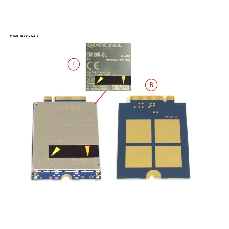 34082219 - LTE MODULE EM120R-GL (4G)