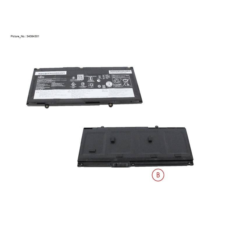 34084301 - -BT-MAIN BATTERY (4CELLS) 3915MAH 60WH