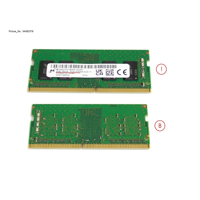 34082378 - MEMORY 4GB