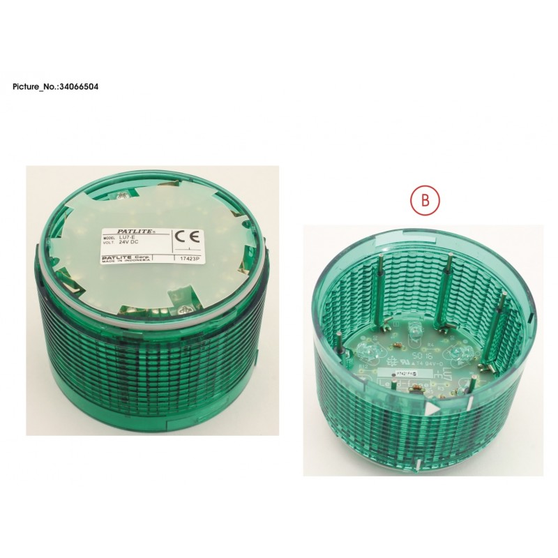 34066504 - LED,GREEN,LU7 SERIES,PATLITE