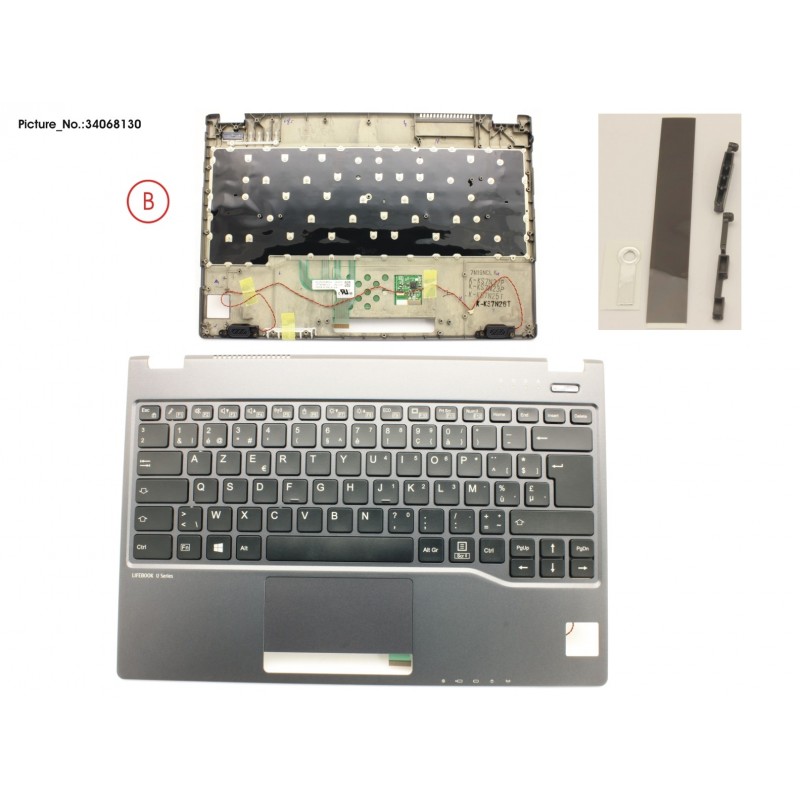 34068130 - UPPER ASSY INCL. KEYBOARD BELGIUM