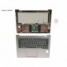 38037856 - UPPER ASSY SILV INCL. KEYBOARD NORDIC