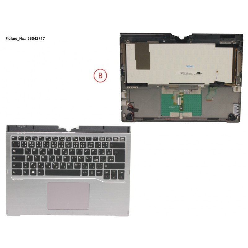 38042717 - UPPER ASSY INCL KEYBOARD CZECH/SLO