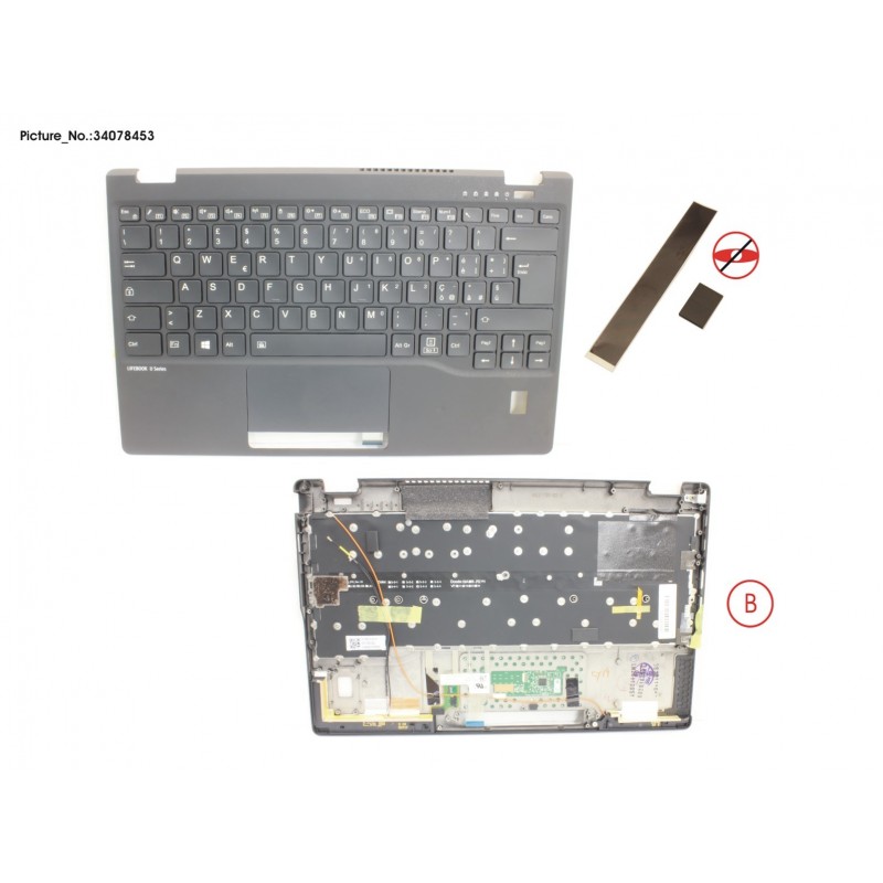 34078453 - UPPER ASSY INCL. KB ITALIAN W/FP(TBT)4G