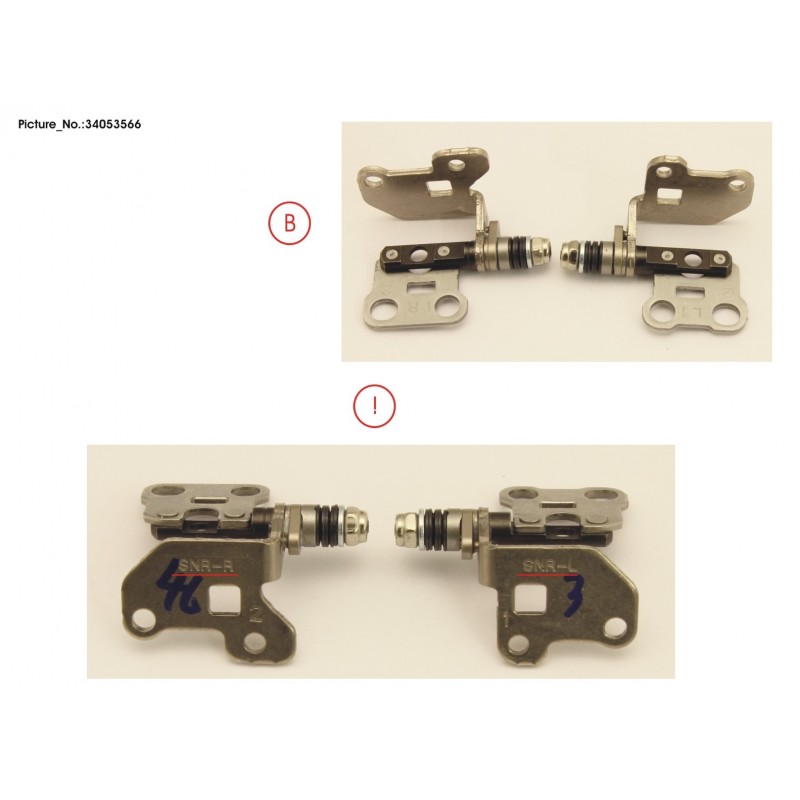 34053566 - HINGE SET LEFT/RIGHT