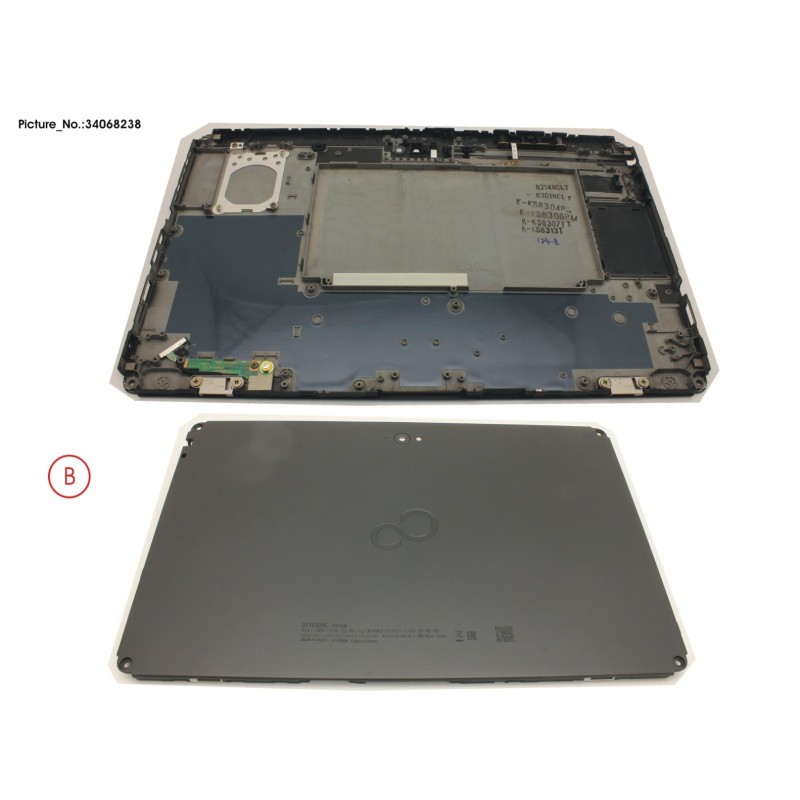 34068238 - LCD BACK COVER (NO FINGERPRINT)