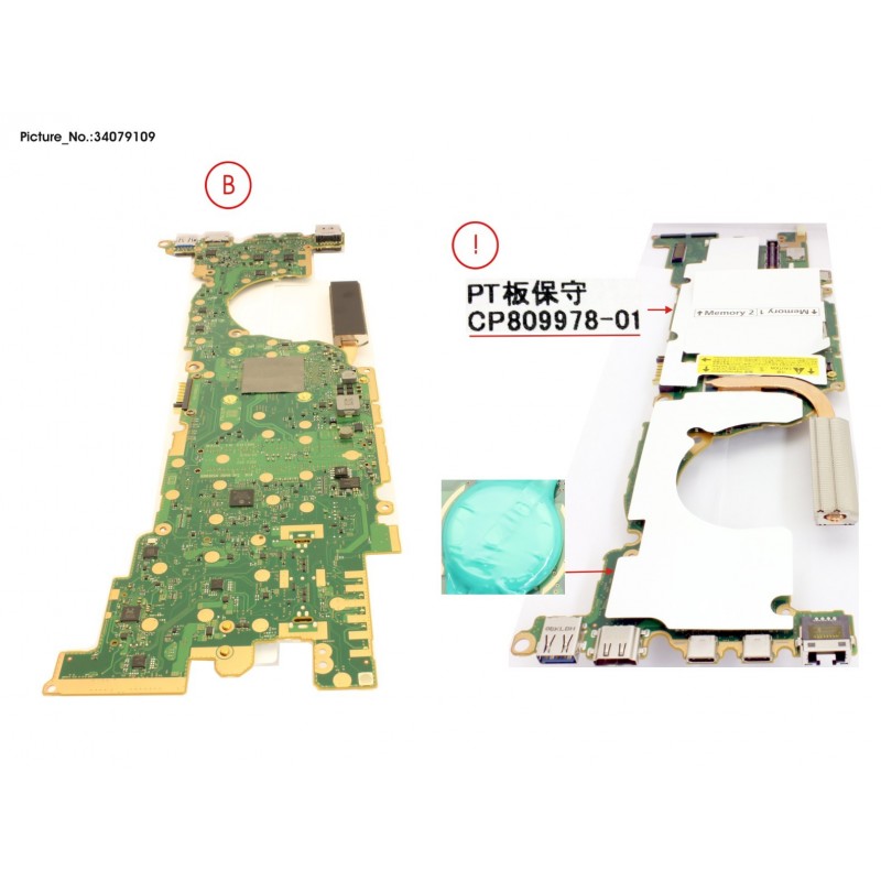 34079109 - MAINBOARD ASSY I5 1135G7 5G 15"