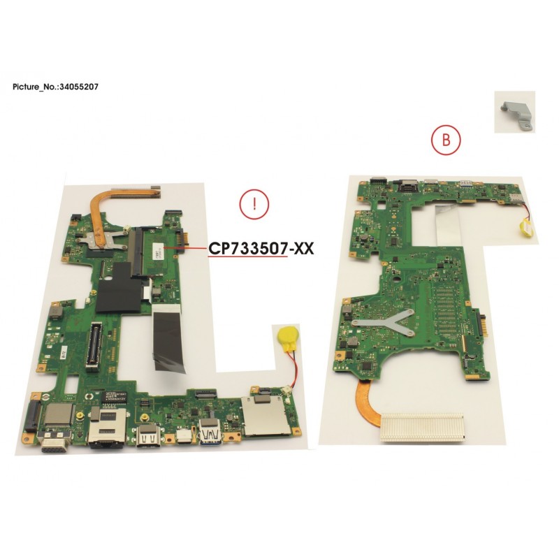 34055207 - MAINBOARD ASSY I5-7200U