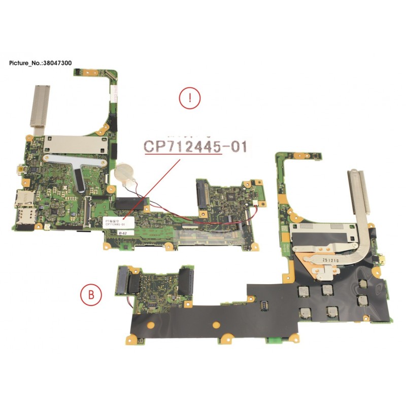 38047300 - MAINBOARD I5-6300U/8GB (VPRO)