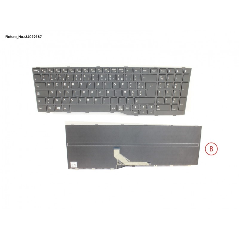 34079187 - KEYBOARD BLACK FRANCE