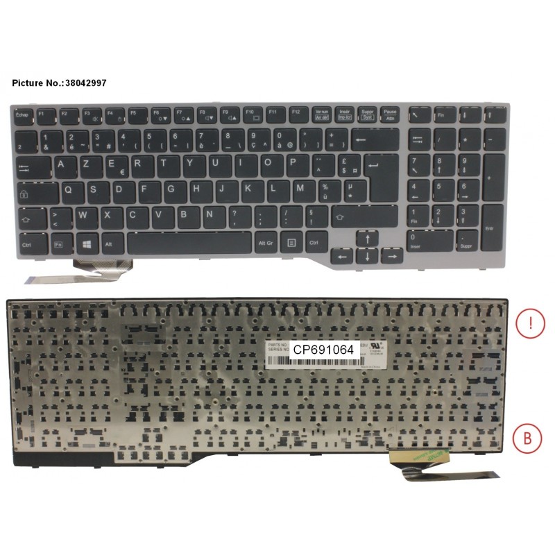 38042997 - KEYBOARD 10KEY ANTIB. FRANCE