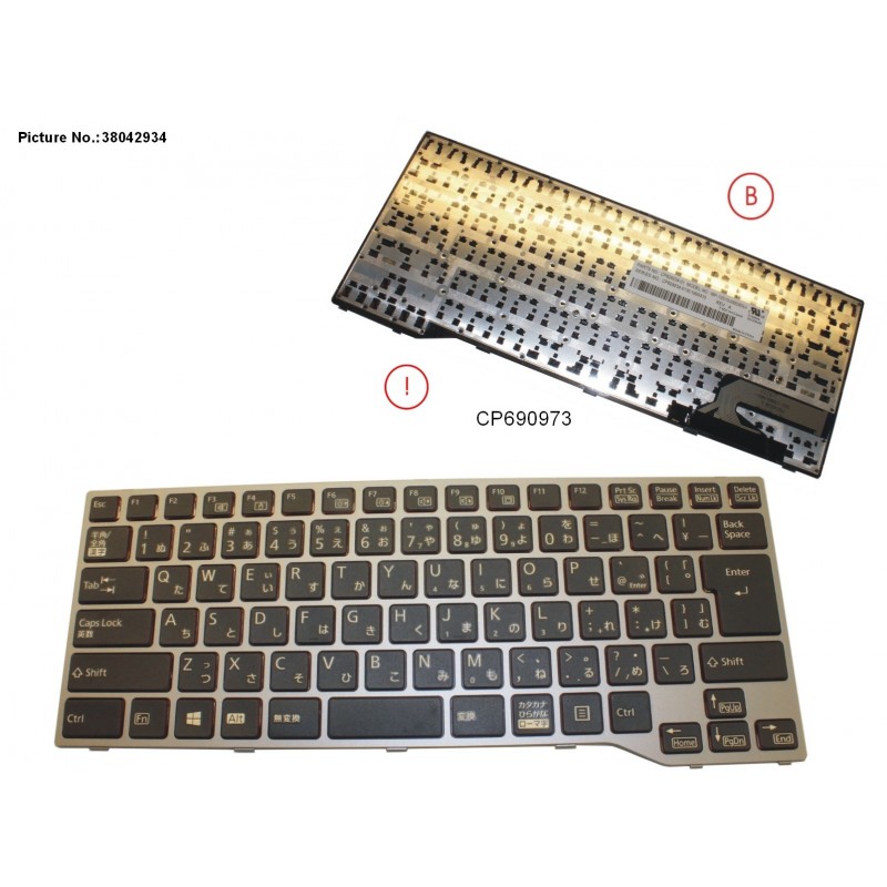 38042934 - KEYBOARD BLACK JAPAN